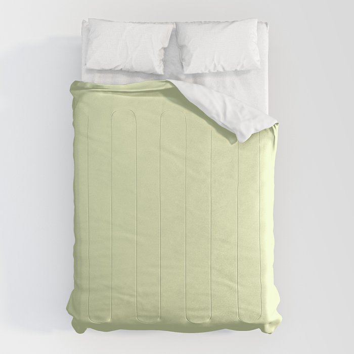 Pistachio Ice Cream Light Green Solid Comforter Gallery Image 6