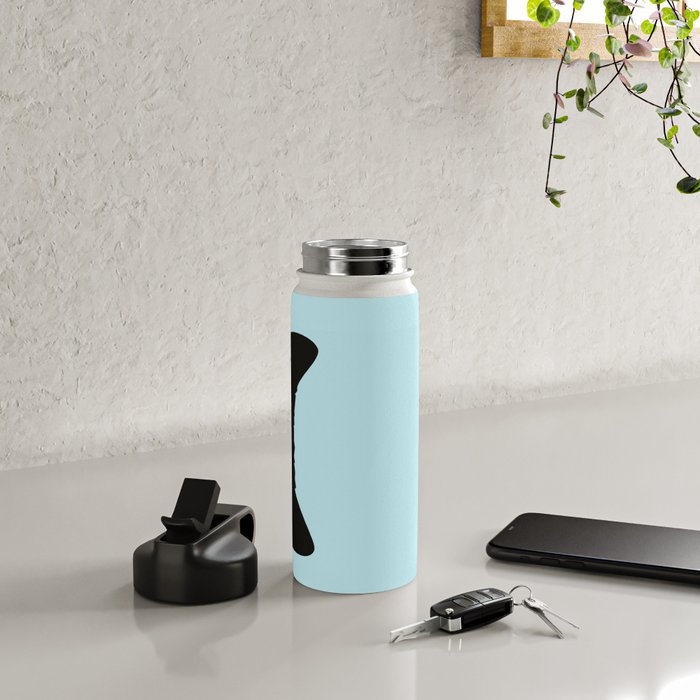 Black cat I Water Bottle Gallery Image 4