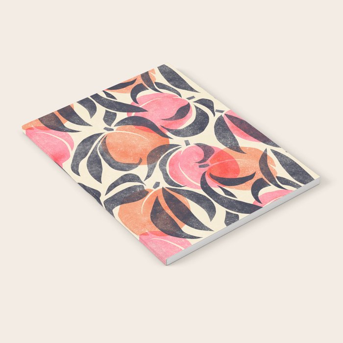 Peaches - pink & midnight  Notebook Gallery Image 1