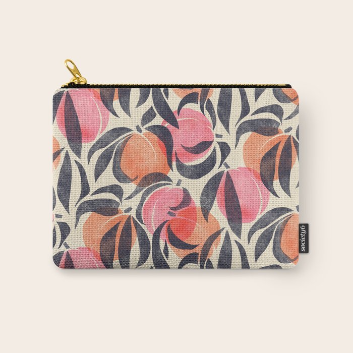 Peaches - pink & midnight  Carry All Pouch Gallery Image 1