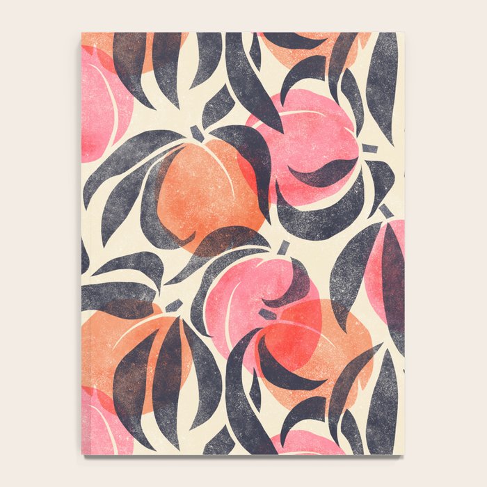 Peaches - pink & midnight  Notebook Gallery Image 4