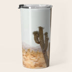 Sunset Cactus - Neutral Desert Wall Art Travel Mug Gallery Image 3