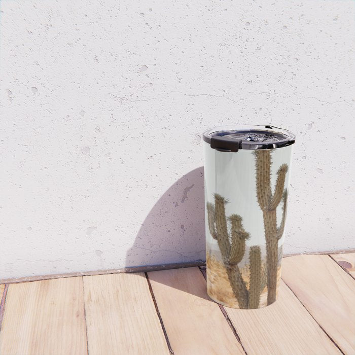 Sunset Cactus - Neutral Desert Wall Art Travel Mug Gallery Image 4