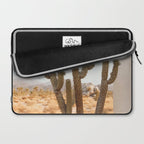 Sunset Cactus - Neutral Desert Wall Art Laptop Sleeve Gallery Image 2