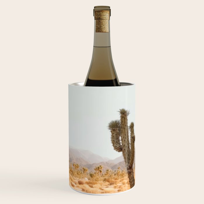 Sunset Cactus - Neutral Desert Wall Art Wine Chiller Gallery Image 2