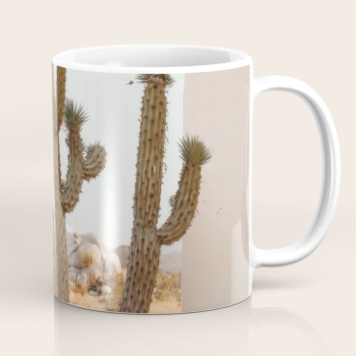 Sunset Cactus - Neutral Desert Wall Art Coffee Mug Gallery Image 1