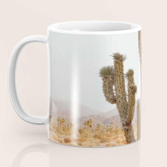 Sunset Cactus - Neutral Desert Wall Art Coffee Mug Gallery Image 3