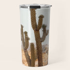 Sunset Cactus - Neutral Desert Wall Art Travel Mug Gallery Image 1