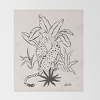 Cheetah Crush lines Throw Blanket Gallery Image 2