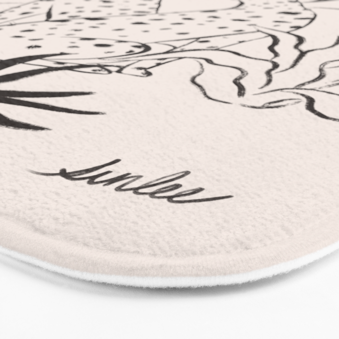 Cheetah Crush lines Bath Mat Gallery Image 3