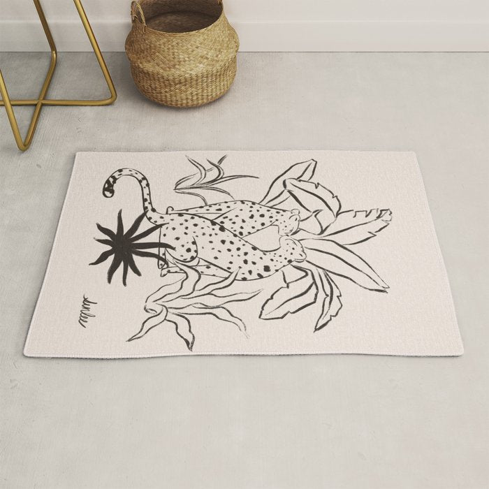 Cheetah Crush lines Rug Gallery Image 1