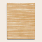 Mustard White Lines Minimalist Artwork Notebook Gallery Image 4