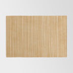 Mustard White Lines Minimalist Artwork Rug Gallery Image 2
