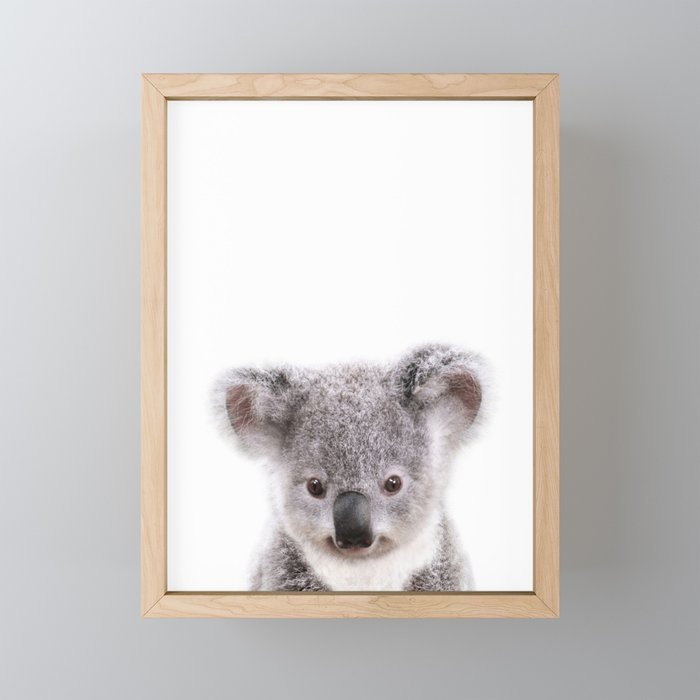 Baby Koala, Art for Kids, Nursery Art, Baby Animals Art Print By Synplus Mini Art Print Gallery Image 1