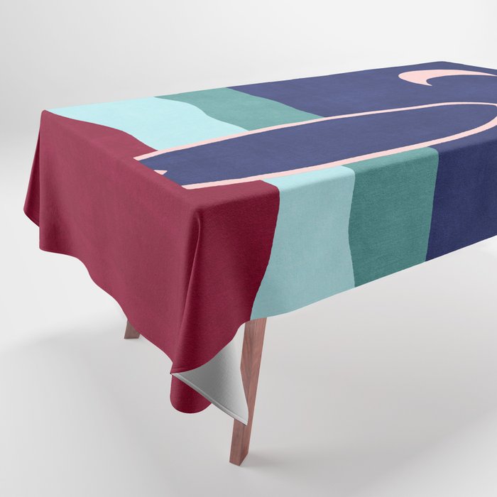 LANDSHAPES - Beach - night Tablecloth Gallery Image 1