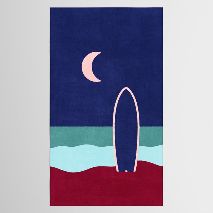 LANDSHAPES - Beach - night Tablecloth Gallery Image 2