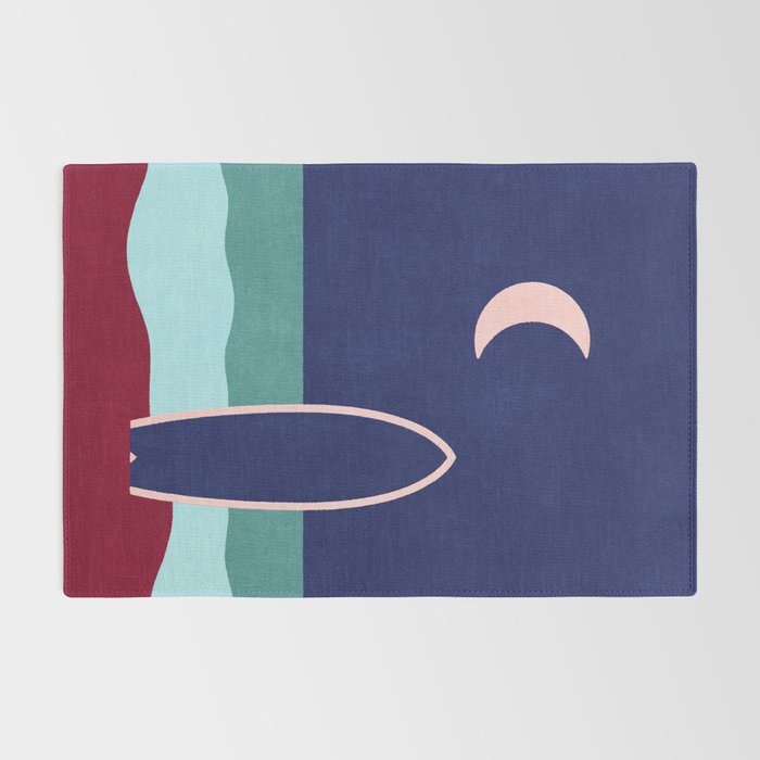 LANDSHAPES - Beach - night Rug Gallery Image 2