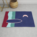 LANDSHAPES - Beach - night Rug Gallery Image 1