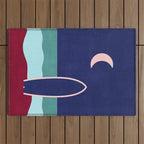 LANDSHAPES - Beach - night Outdoor Rug Gallery Image 1