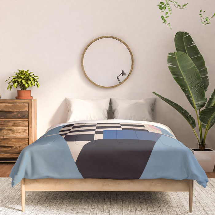 Geometric Abstract Vase 2 Comforter Gallery Image 3