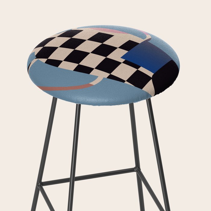 Geometric Abstract Vase 2 Stool Gallery Image 2