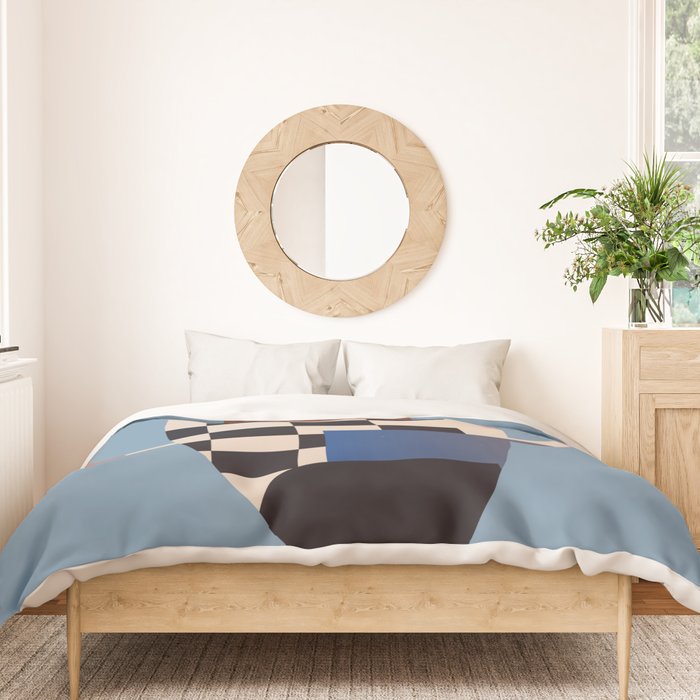Geometric Abstract Vase 2 Duvet Cover Gallery Image 3