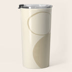 Neutral Shapes #2 Travel Mug Gallery Image 3