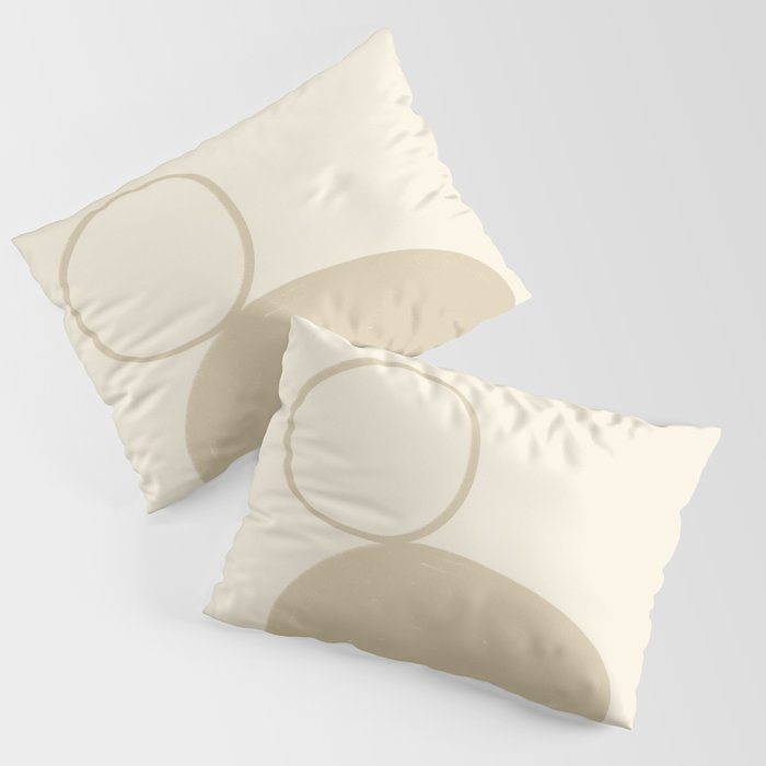 Neutral Shapes #2 Pillow Sham Gallery Image 3