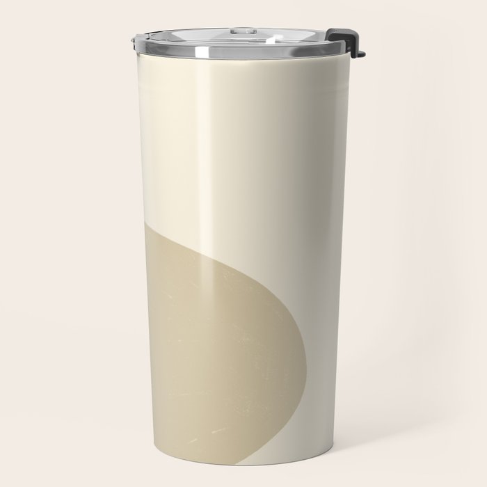 Neutral Shapes #2 Travel Mug Gallery Image 2
