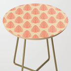 Pink and Red Organic Leaf Side Table Gallery Image 2