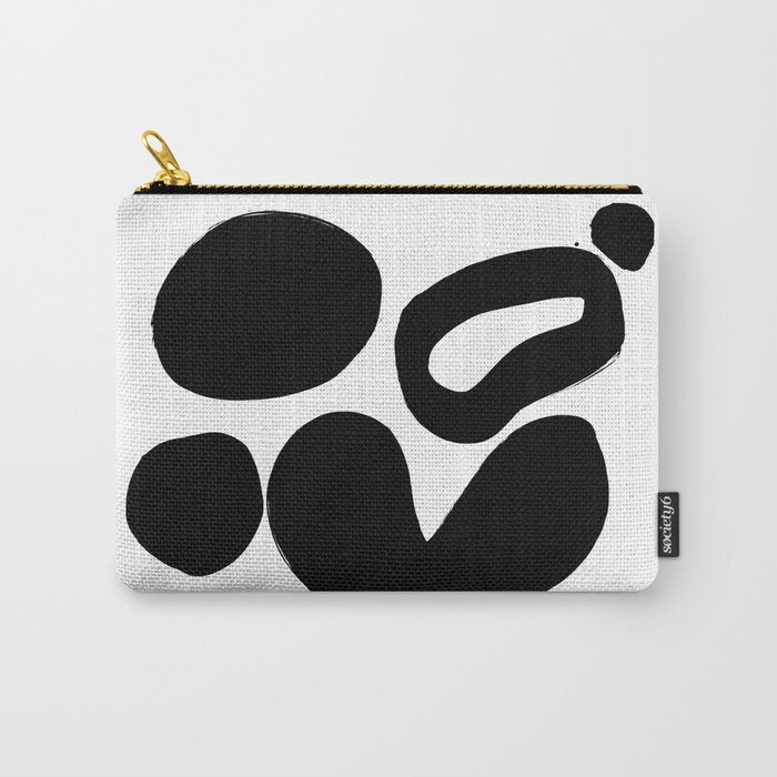 Ink Pond White Background Carry All Pouch Gallery Image 1