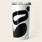 Ink Pond White Background Travel Mug Gallery Image 2