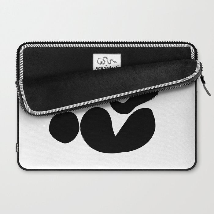 Ink Pond White Background Laptop Sleeve Gallery Image 2
