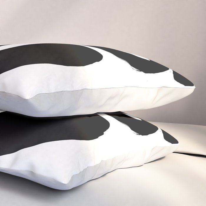 Ink Pond White Background Pillow Sham Gallery Image 3
