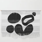 Ink Pond White Background Wall Hanging Gallery Image 1