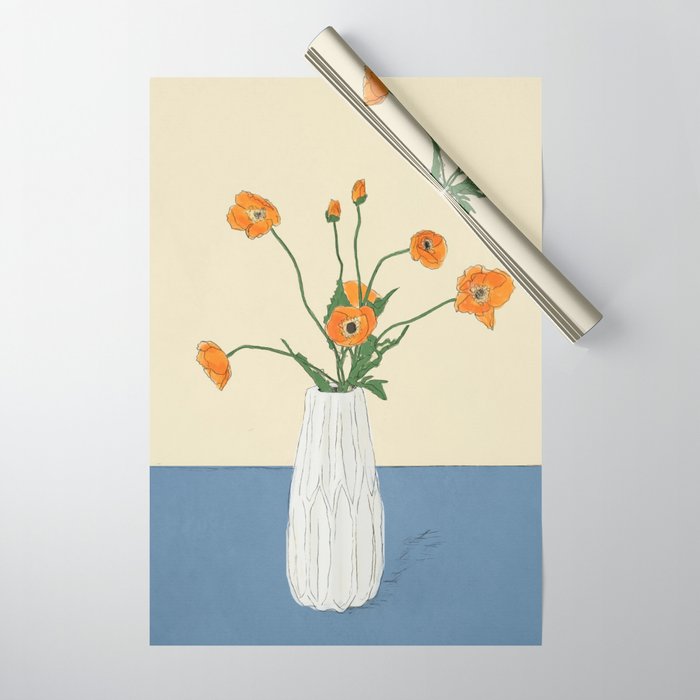 Dear Reminder Blue Wrapping Paper Gallery Image 1