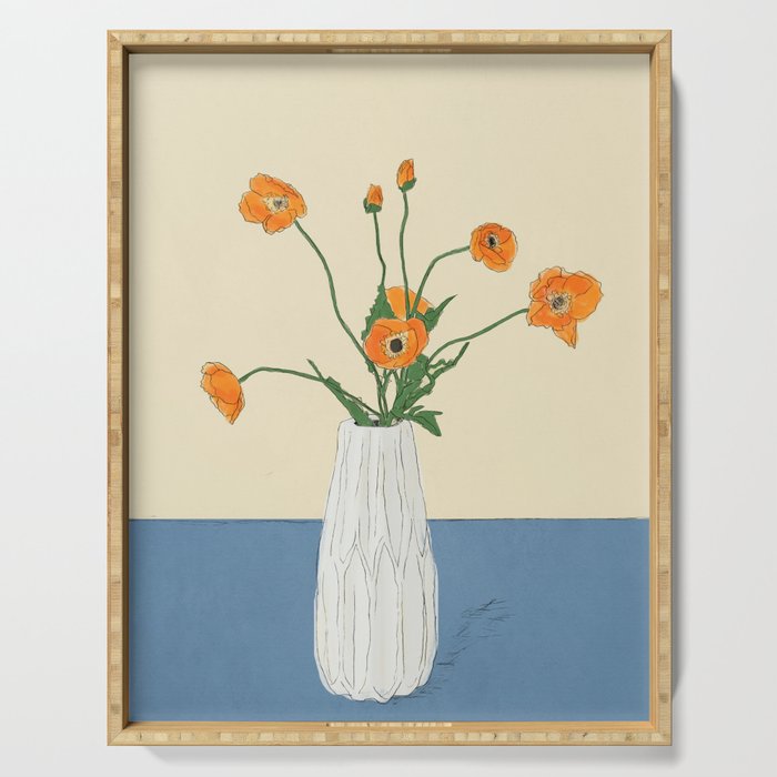 Dear Reminder Blue Serving Tray Gallery Image 1