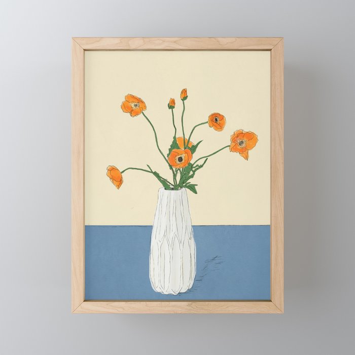 Dear Reminder Blue Mini Art Print Gallery Image 1