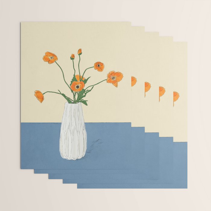 Dear Reminder Blue Wrapping Paper Gallery Image 3
