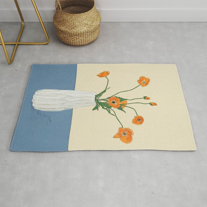 Dear Reminder Blue Rug Gallery Image 1