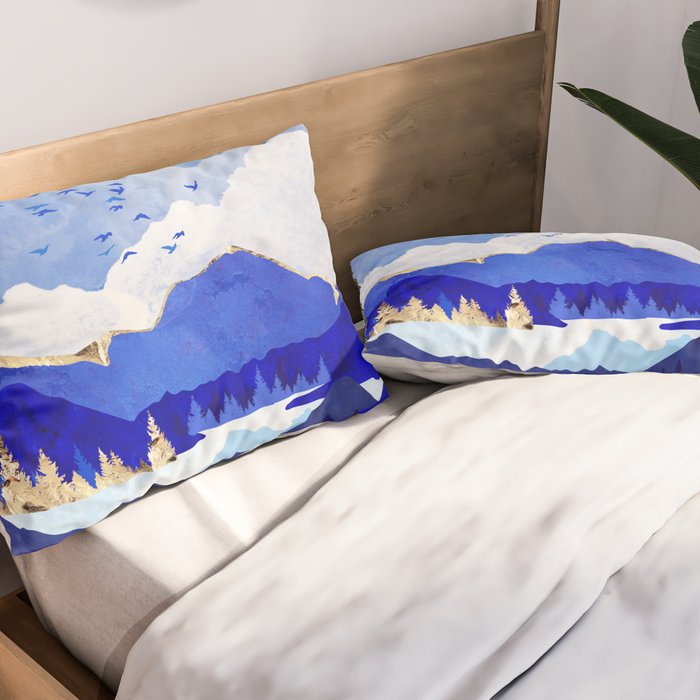 Blue Lake Pillow Sham Gallery Image 2