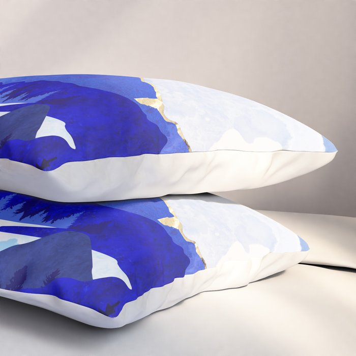 Blue Lake Pillow Sham Gallery Image 3