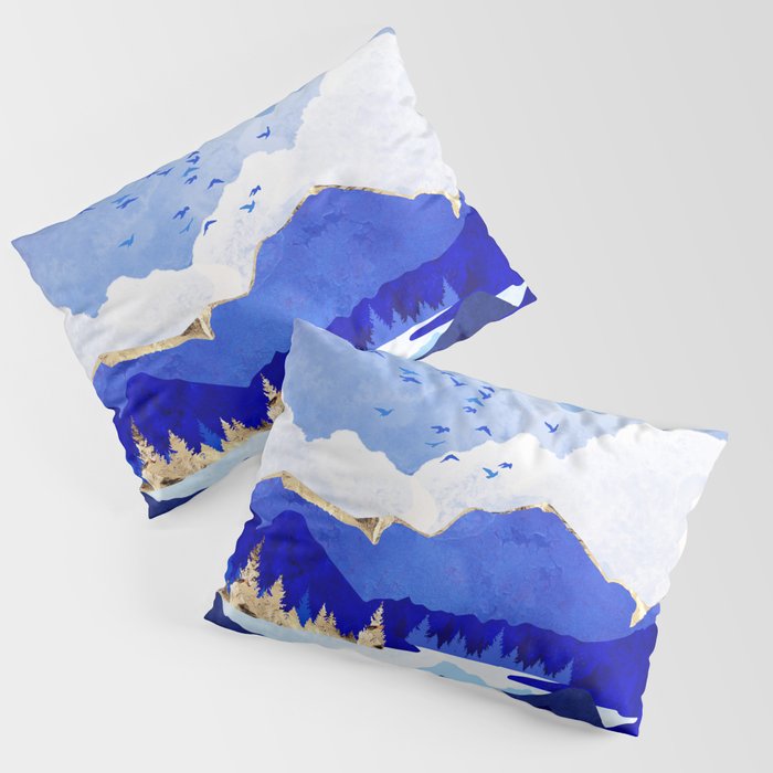 Blue Lake Pillow Sham Gallery Image 1