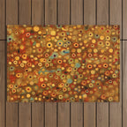 Gustav Klimt "The Three Ages of Woman" (detail 2.) Outdoor Rug Gallery Image 1
