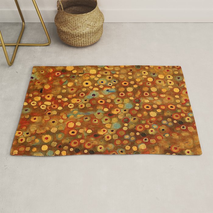 Gustav Klimt "The Three Ages of Woman" (detail 2.) Rug Gallery Image 1