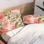 Ohia Lehua Tree on Pink Pillow Sham Gallery Image 2