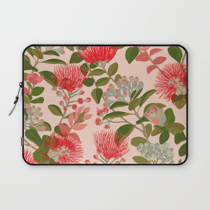 Ohia Lehua Tree on Pink Laptop Sleeve Gallery Image 1