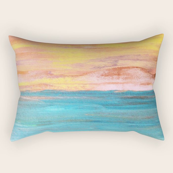 Sunset Dream Rectangular Pillow Gallery Image 1