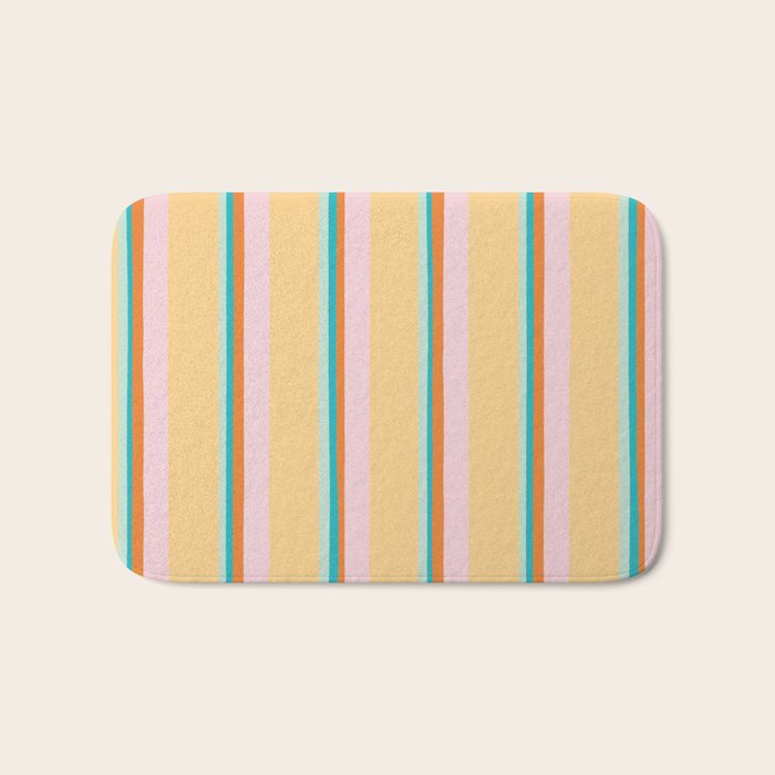 Atomic Stripes Bath Mat Gallery Image 1