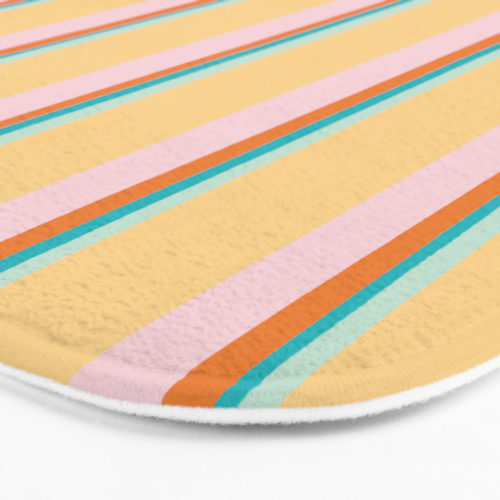 Atomic Stripes Bath Mat Gallery Image 3